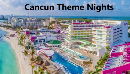 What are theme nights at Temptation Cancun?
